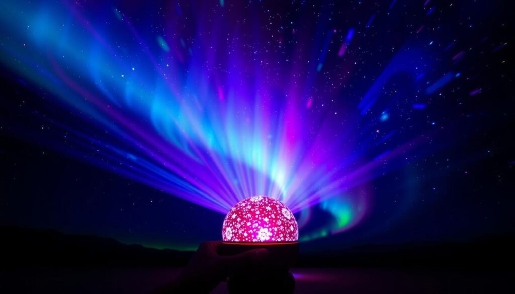 極光星空投影燈效果圖
