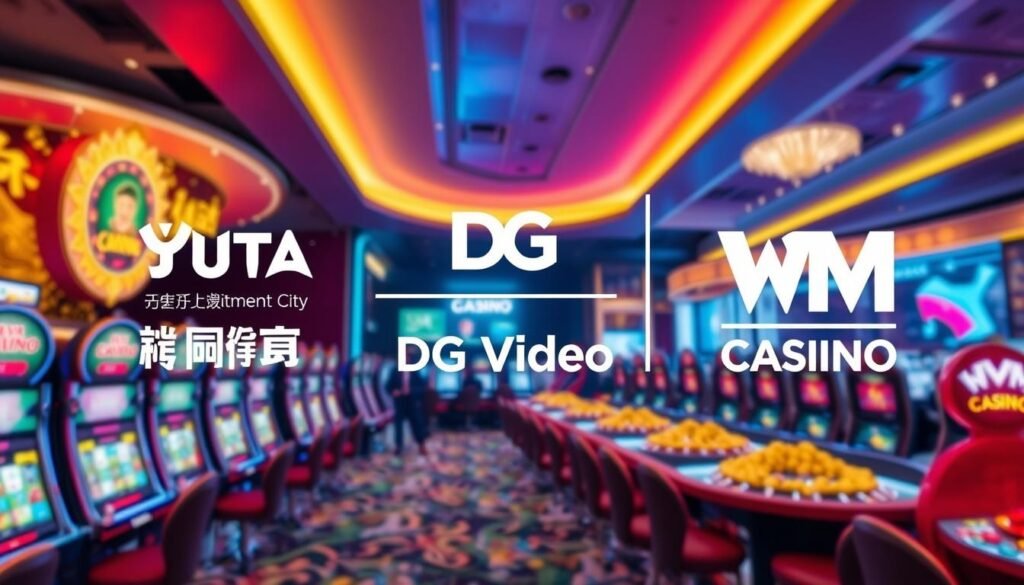 生成圖片：優塔娛樂城與DG視訊和WM Casino的合作