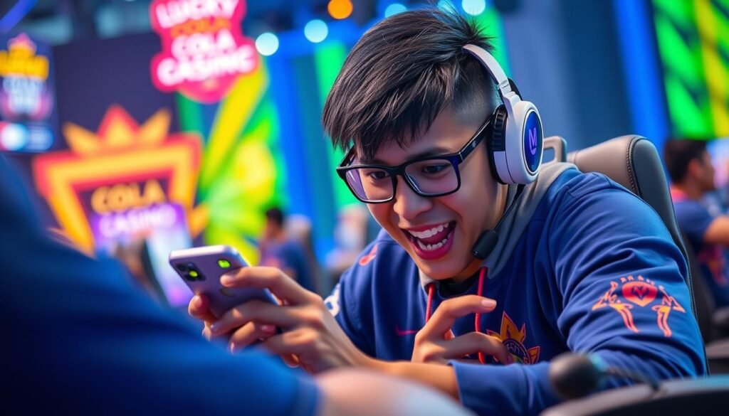 Lucky Cola mobile app
